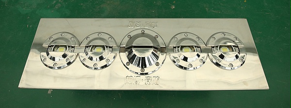 Top view of the vehicle underbody scanning equipment